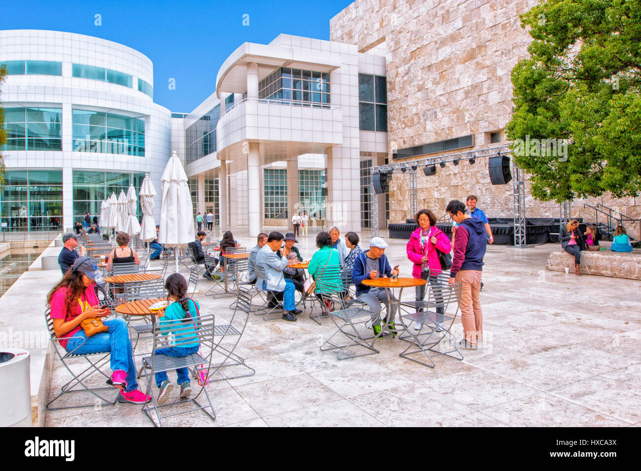 Getty Center di Los Angeles Foto Stock
