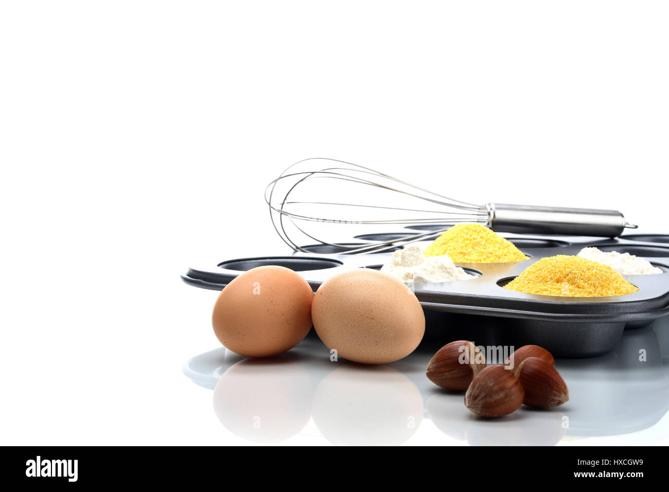 La cottura ingredienti, Backzutaten Foto Stock