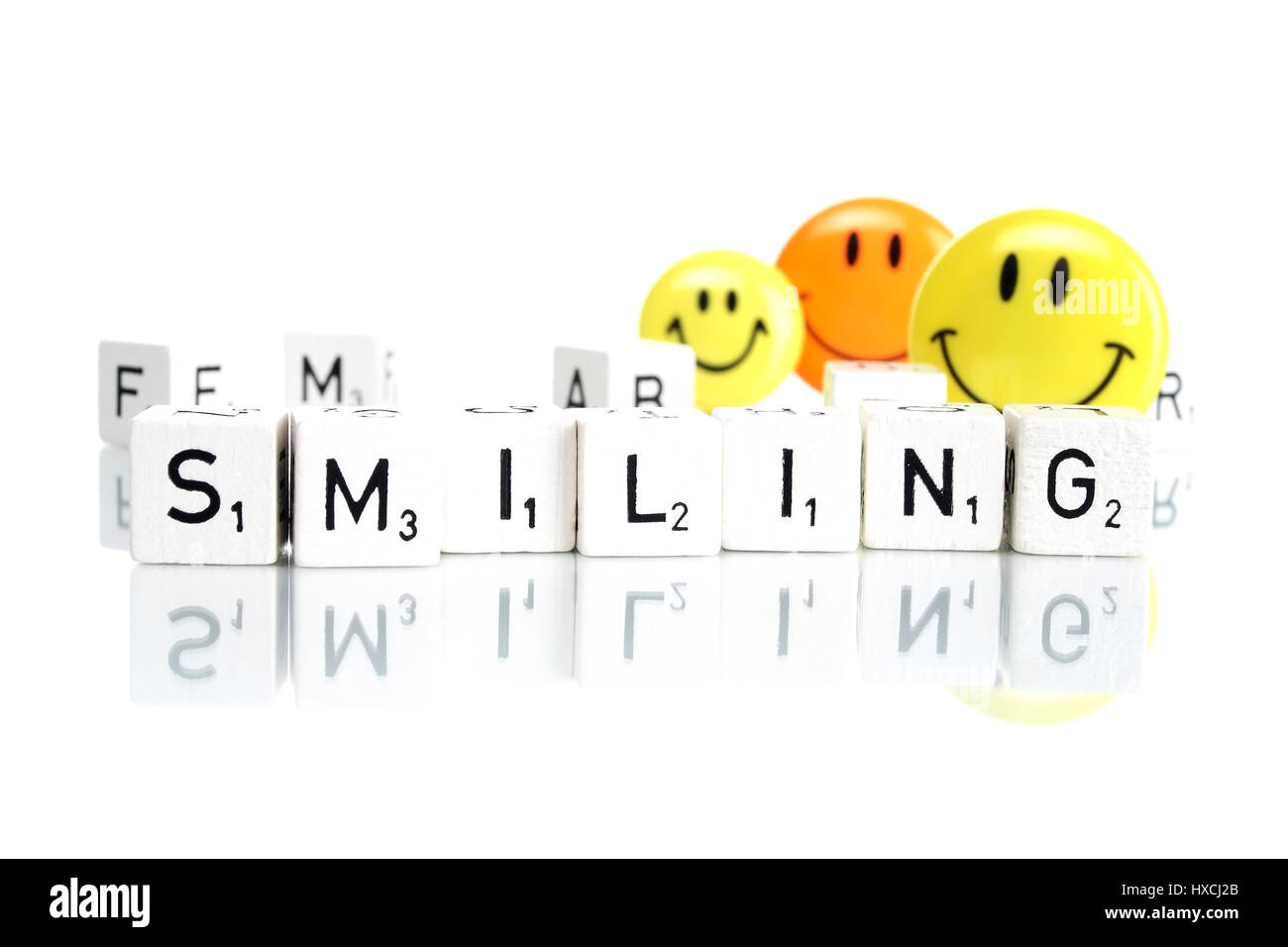 Sorridente Foto Stock