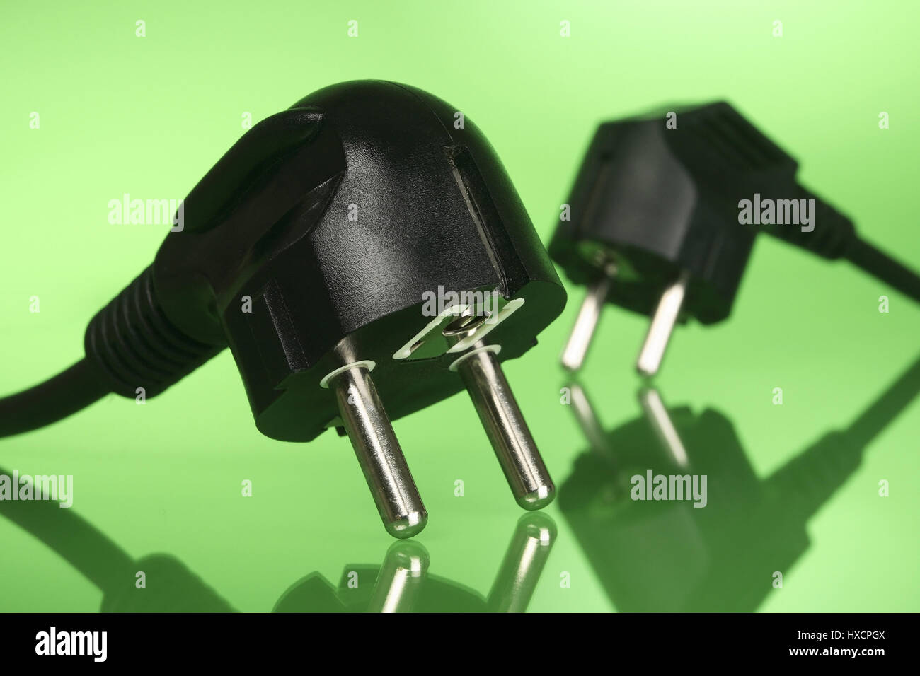 Tappo di flusso, Stromstecker Foto Stock