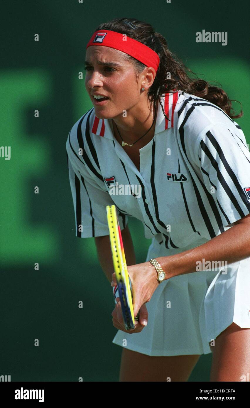 GABRIELA SABATINI ARGENTINA 18 Aprile 1996 Foto Stock