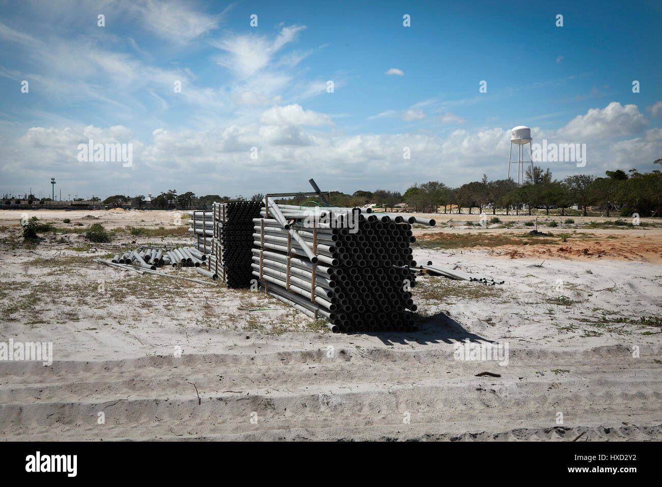 Florida, Stati Uniti d'America. 27 Mar, 2017. Sito del Water Tower Commons progetto in Lantana Lunedì, 27 marzo 2017. Credito: Bruce R. Bennett/Palm Beach post/ZUMA filo/Alamy Live News Foto Stock