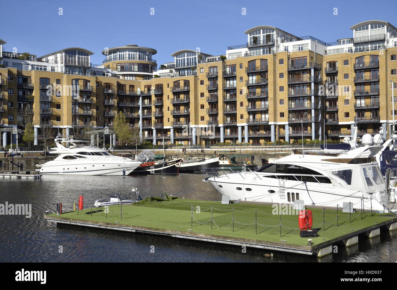 St.Katherine Dock a Londra Foto Stock