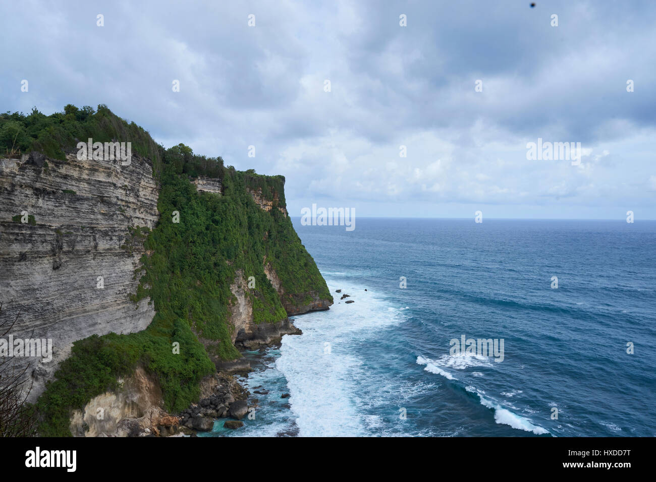 Indonesia, Uluwatu Temple, isola di Bali Foto Stock