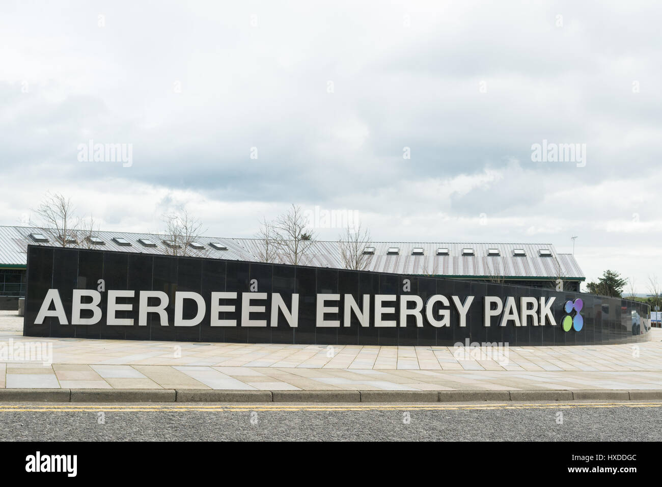 Aberdeen Energy Park, segno, Aberdeen Foto Stock