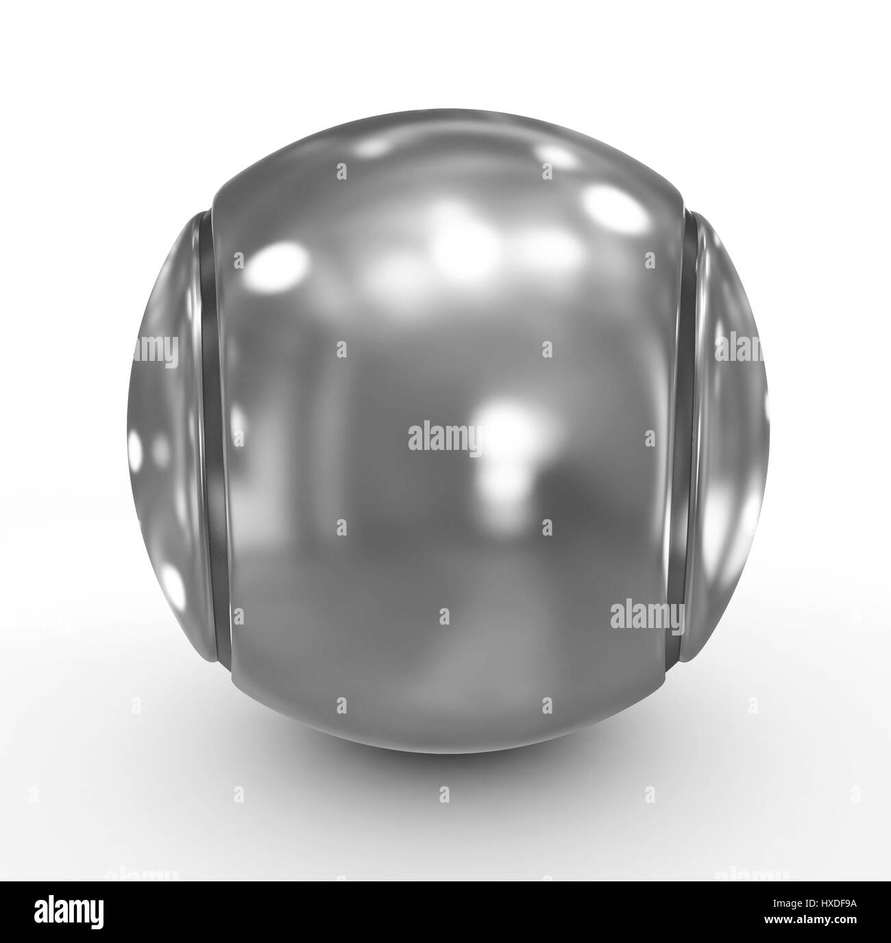 Palla da tennis metallo Foto Stock