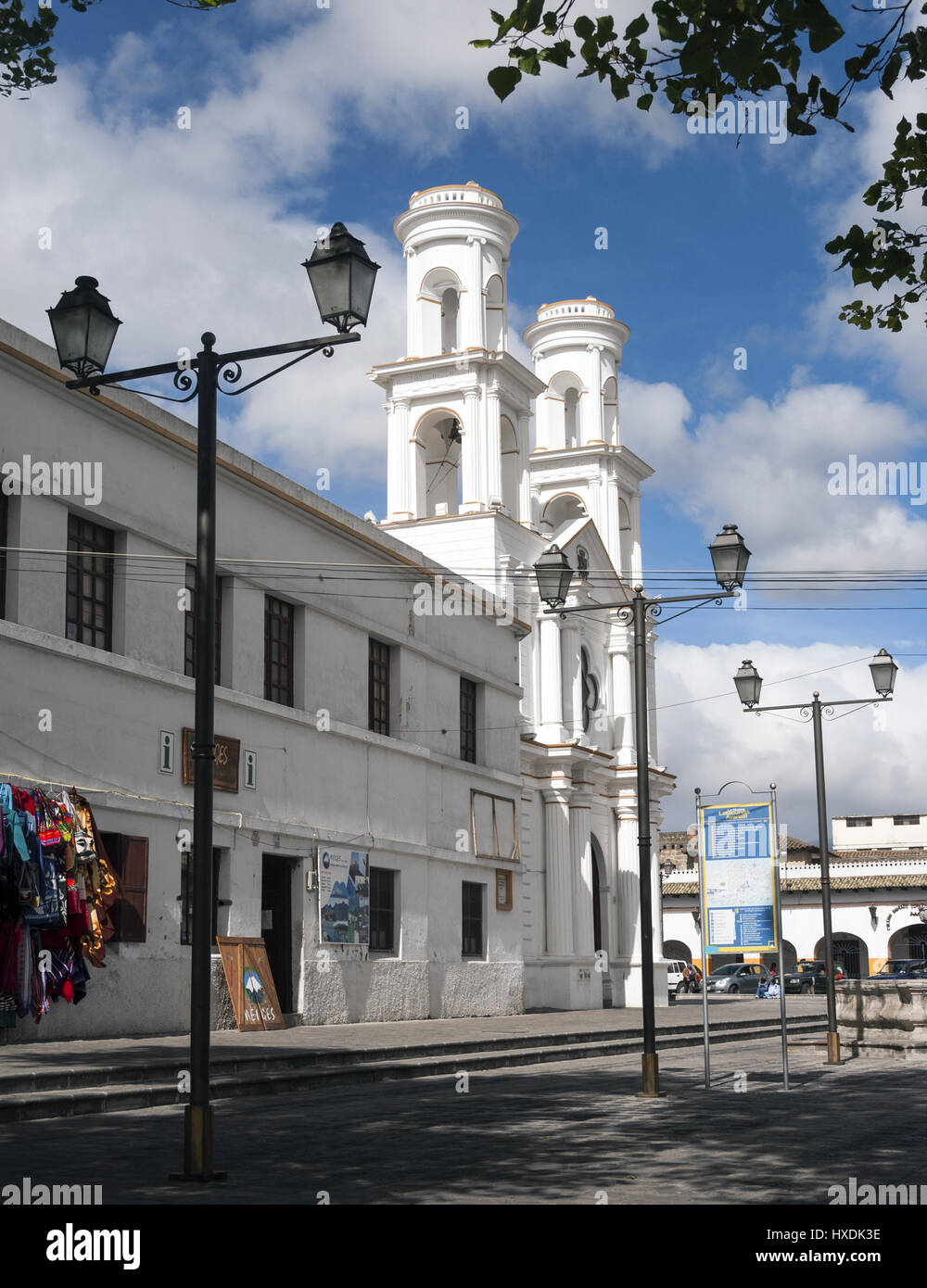 Ecuador, Latacunga, Iglesia chiesa di Santo Domingo Foto Stock