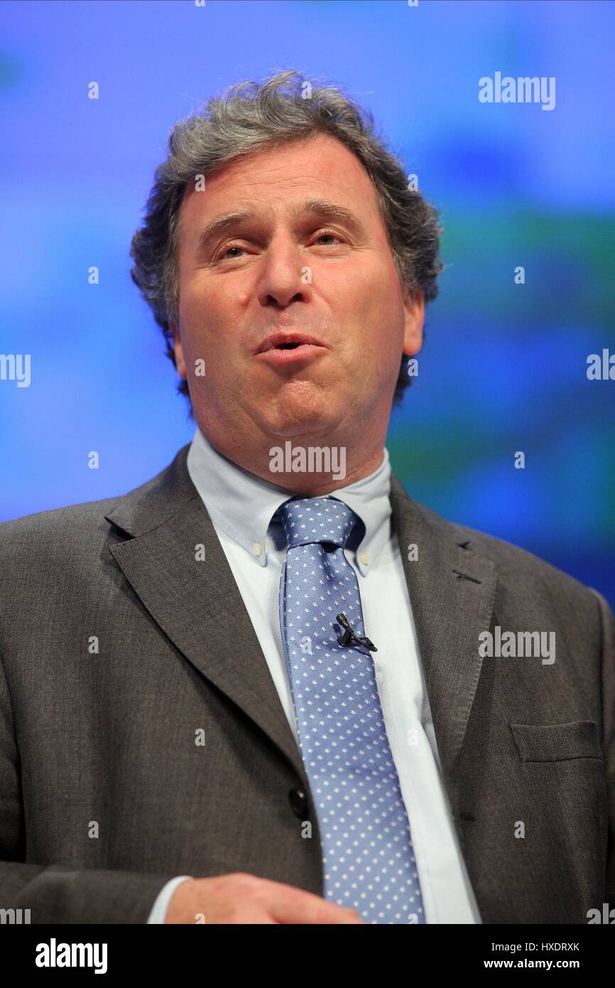 OLIVER LETWIN MP IL MINISTRO PER LA POLITICA DEL GOVERNO 05 ottobre 2011 Manchester Central Manchester Inghilterra England Foto Stock