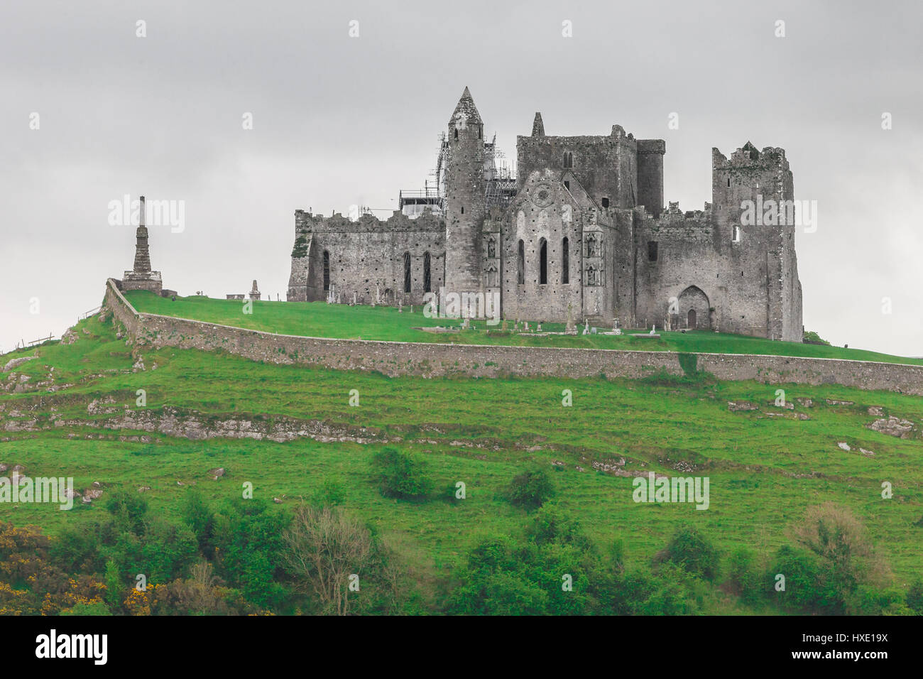 La Rocca di Cashel, noto anche come San Patrizio Rock, situato nella contea di Tipperary, Irlanda Foto Stock