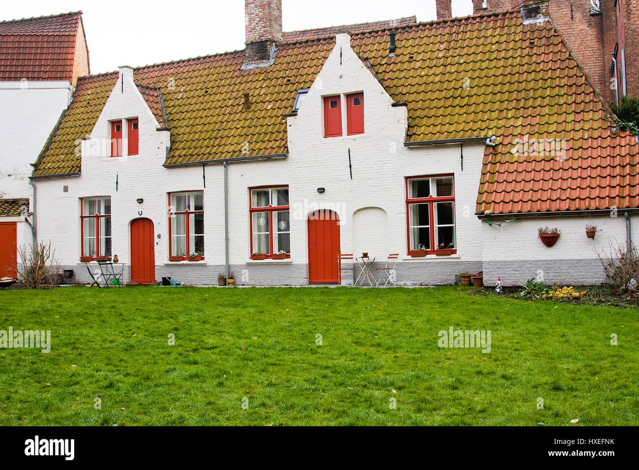 Spanoghe Godhuis, Bruges, Belgio Foto Stock