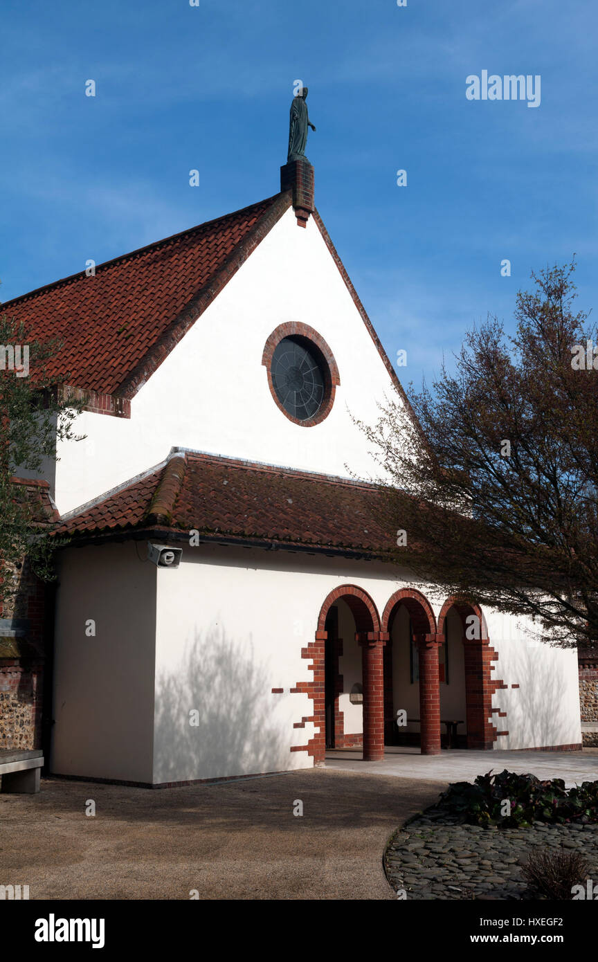 Il Santuario di Nostra Signora di Walsingham, Walsingham, Norfolk, Inghilterra, Regno Unito Foto Stock