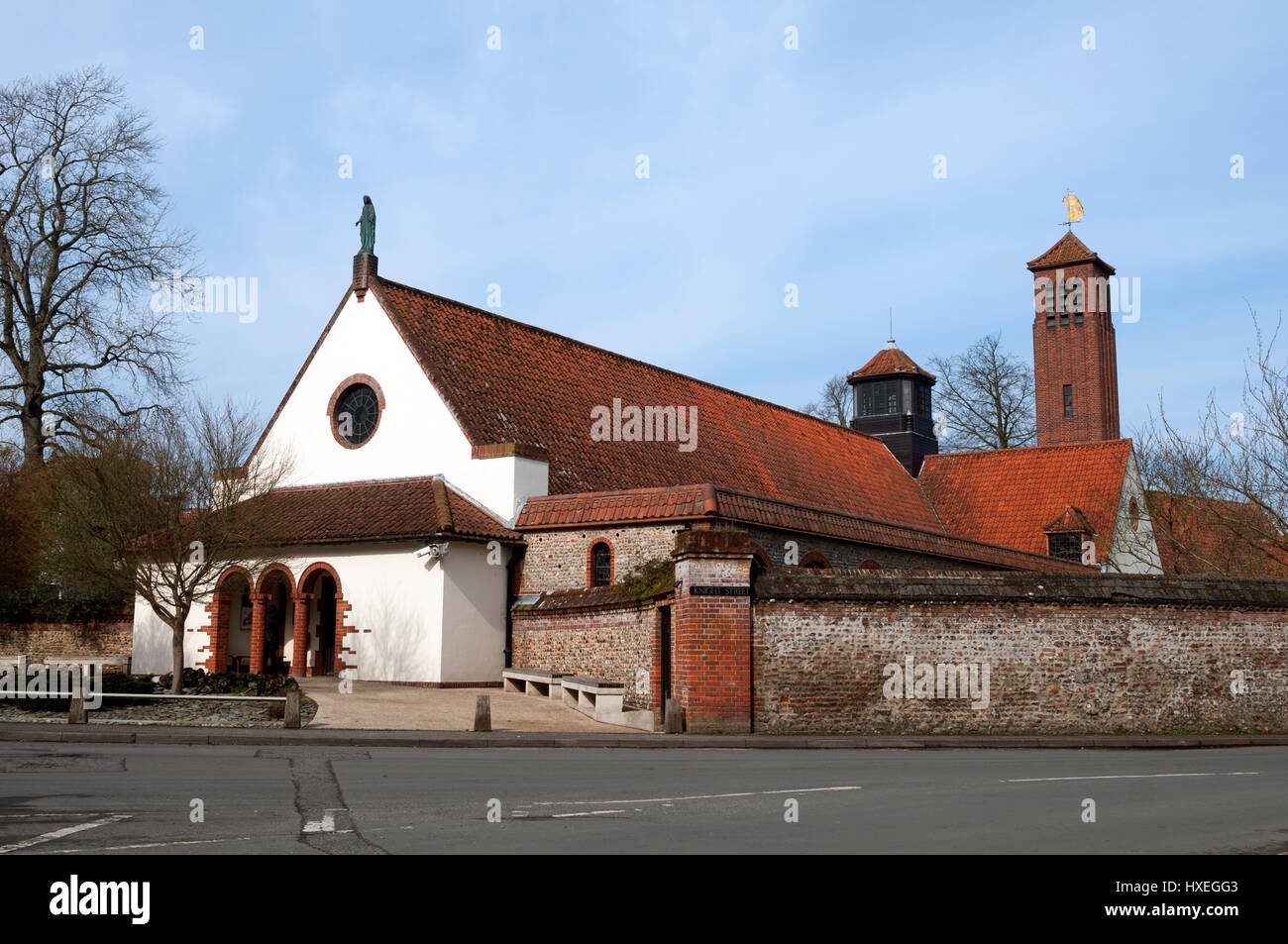 Il Santuario di Nostra Signora di Walsingham, Walsingham, Norfolk, Inghilterra, Regno Unito Foto Stock