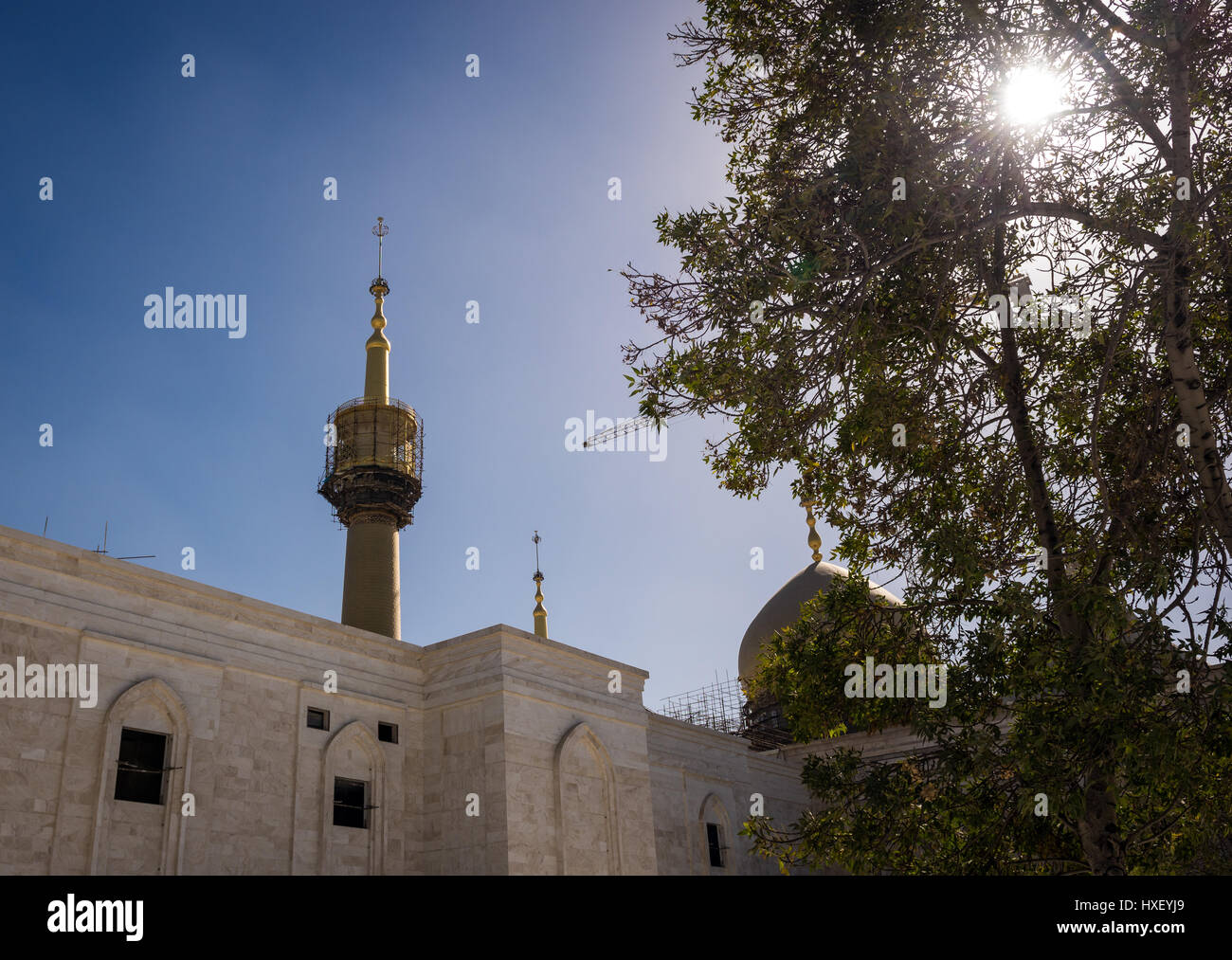 Mausoleo di Ayatollah Khomeini, ospita la tomba di Ruhollah Khomeini e la sua famiglia a Teheran, la capitale di Iran e Teheran Provincia Foto Stock