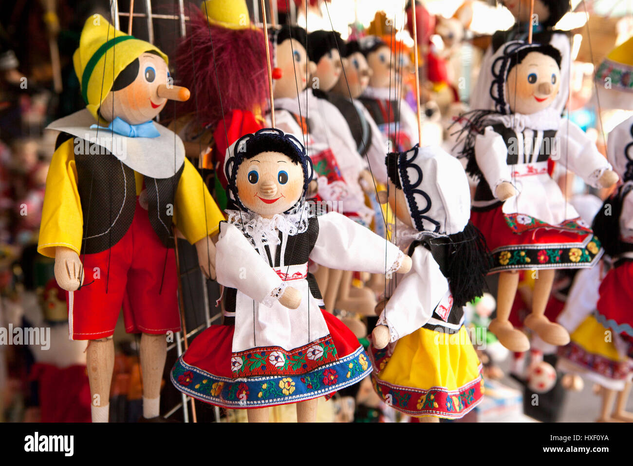 Marionette, Praga, Repubblica Ceca Foto Stock