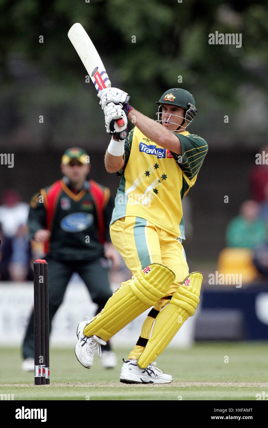 MATTHEW HAYDEN AUSTRALIA GRACE ROAD LEICESTER 11 Giugno 2005 Foto Stock