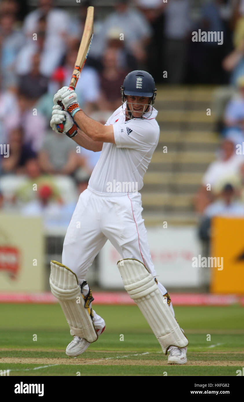 ANDREW STRAUSS ENGLAND V AUSTRALIA LORDS Londra Inghilterra 16 Luglio 2009 Foto Stock