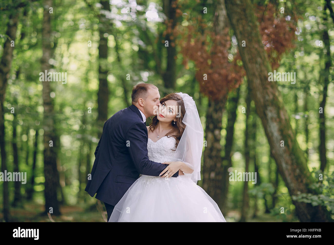 Matura in amore Foto Stock