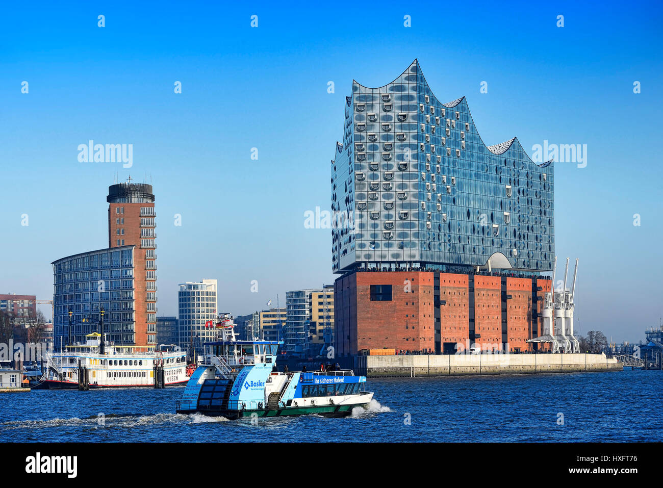 Elbphilharmonie di Amburgo, Germania, Europa, Deutschland, Europa Foto Stock