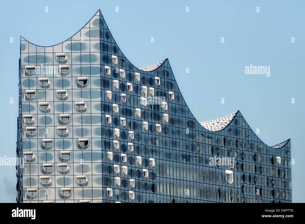 Elbphilharmonie di Amburgo, Germania, Europa, Deutschland, Europa Foto Stock