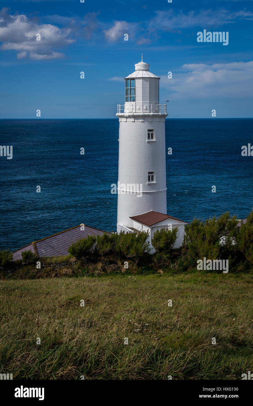 Trevose Head Lighthouse, Cornwall. 2015. Foto Stock