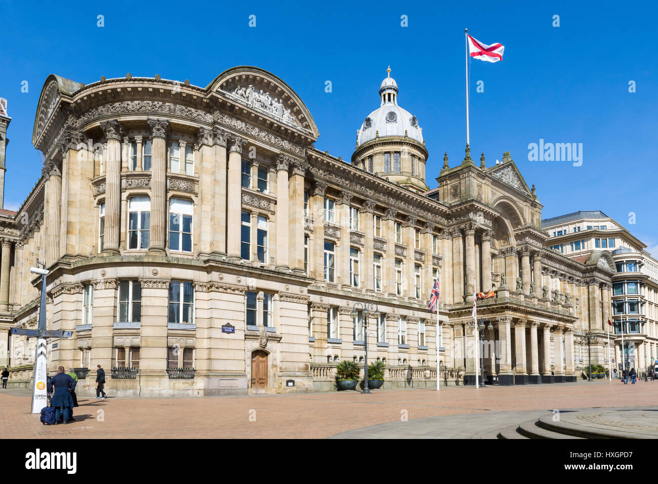 Il Consiglio House (incorporante il Birmingham Museum & Art Gallery), Victoria Square, Birmingham, West Midlands, England, Regno Unito Foto Stock