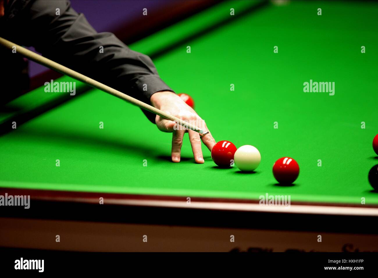 Preascolto su Rossi World Snooker Championship il crogiolo SHEFFIELD Inghilterra 20 aprile 2009 Foto Stock
