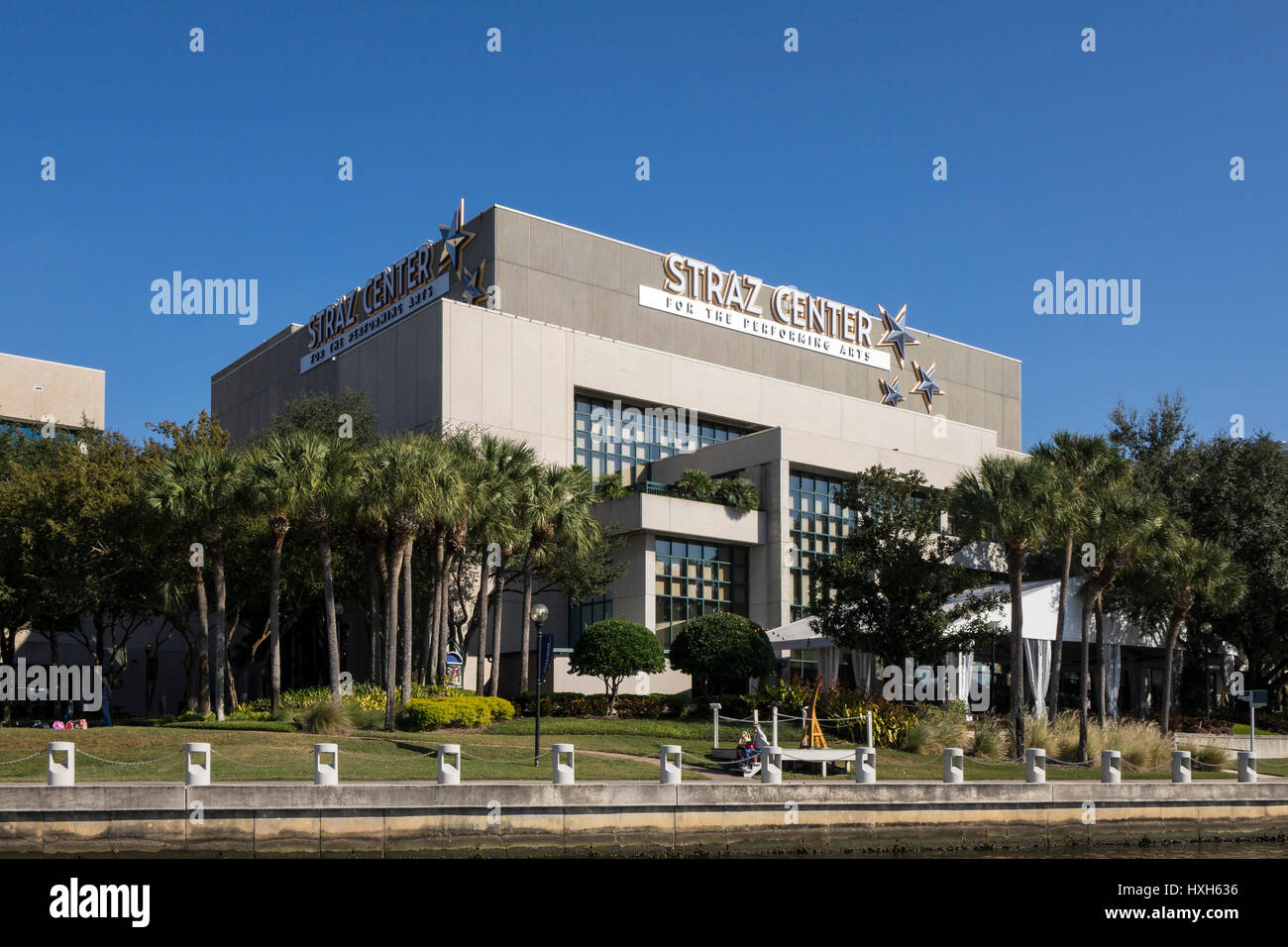 La Straz Centro di Arti dello Spettacolo, Tampa, Florida, Stati Uniti d'America Foto Stock