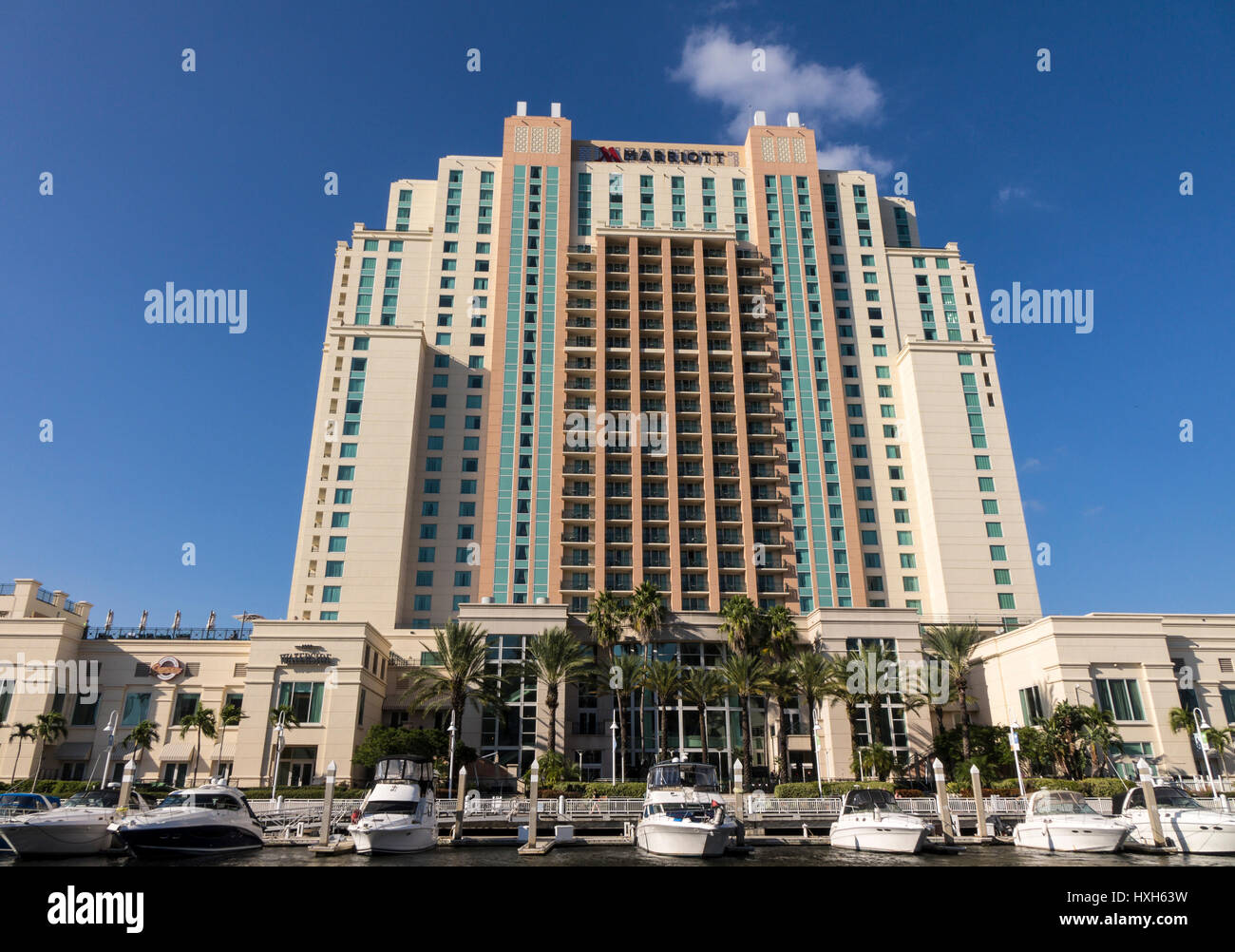 Marriott Hotel di Tampa, Florida, Stati Uniti d'America Foto Stock