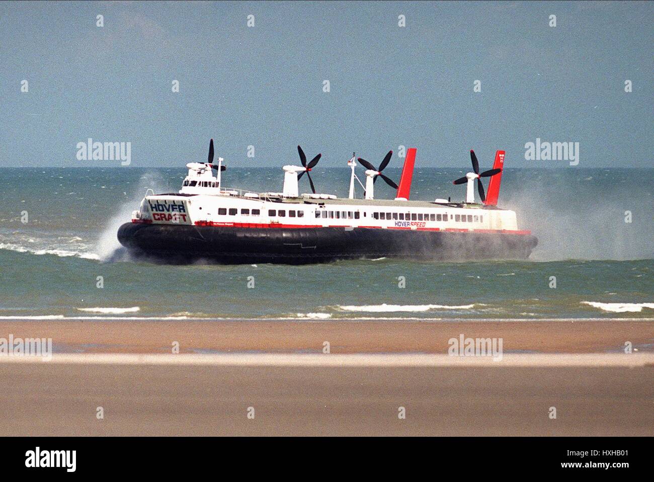 HOVERSPEED HOVERCRAFT HOVERCRAFT CALIAS 20 Aprile 1999 Foto Stock