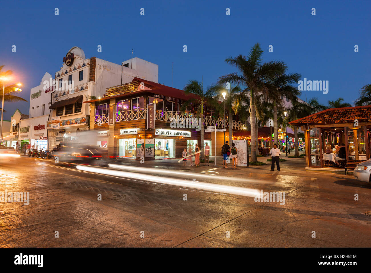 San Miguel de Cozumel Foto Stock