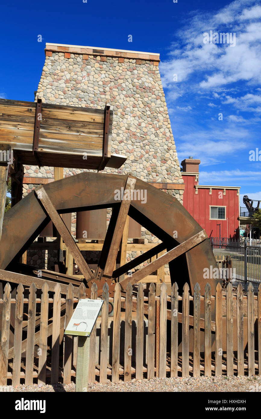 Blast Furnance, frontiera Homestead State Park, Cedar City, Utah, Stati Uniti d'America Foto Stock