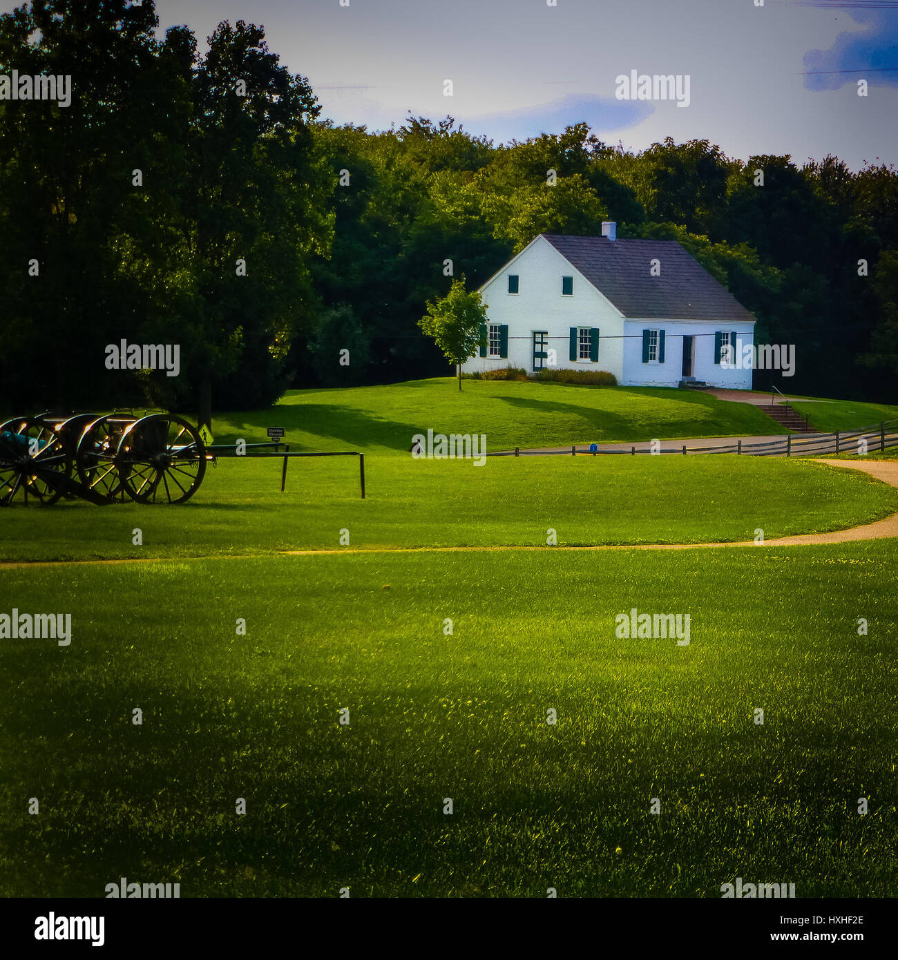 Antietam National Battlefield Maryland Foto Stock