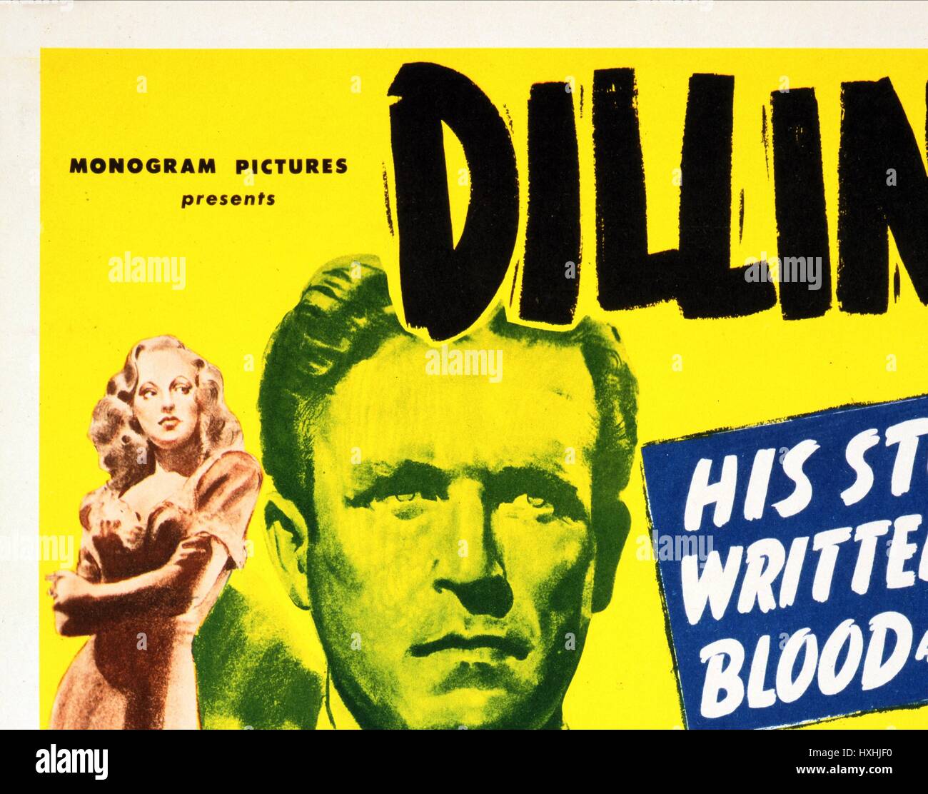 POSTER DEL FILMATO DILLINGER (1945) Foto Stock