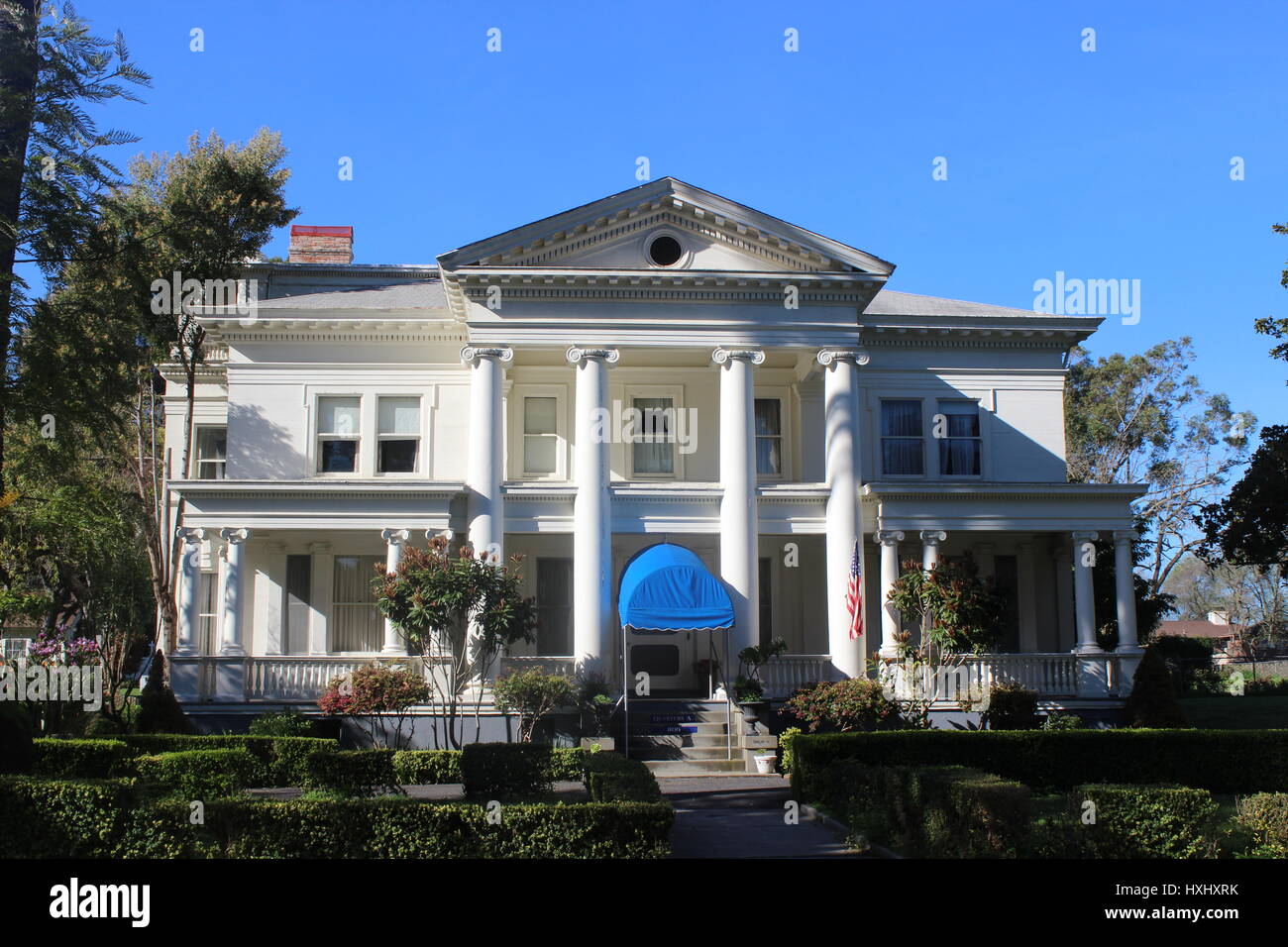 Admiral's Mansion, Mare isola Cantiere Navale, Vallejo, California Foto Stock