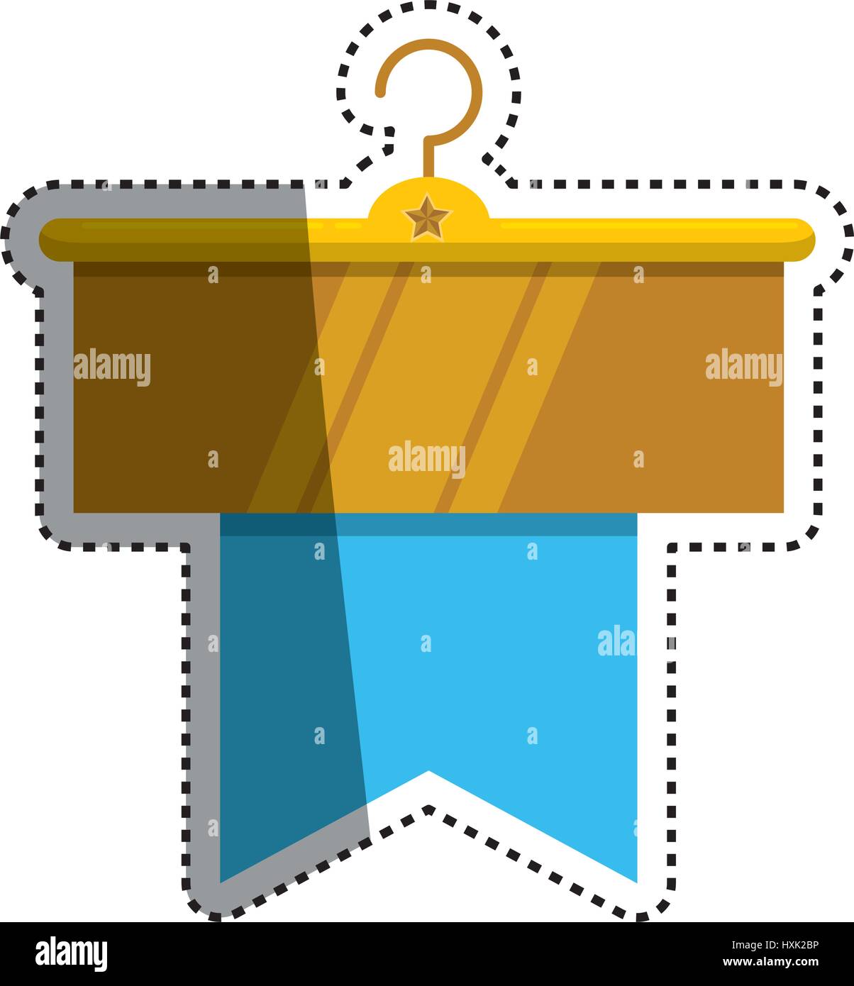 Moda simbolo gruccia Illustrazione Vettoriale