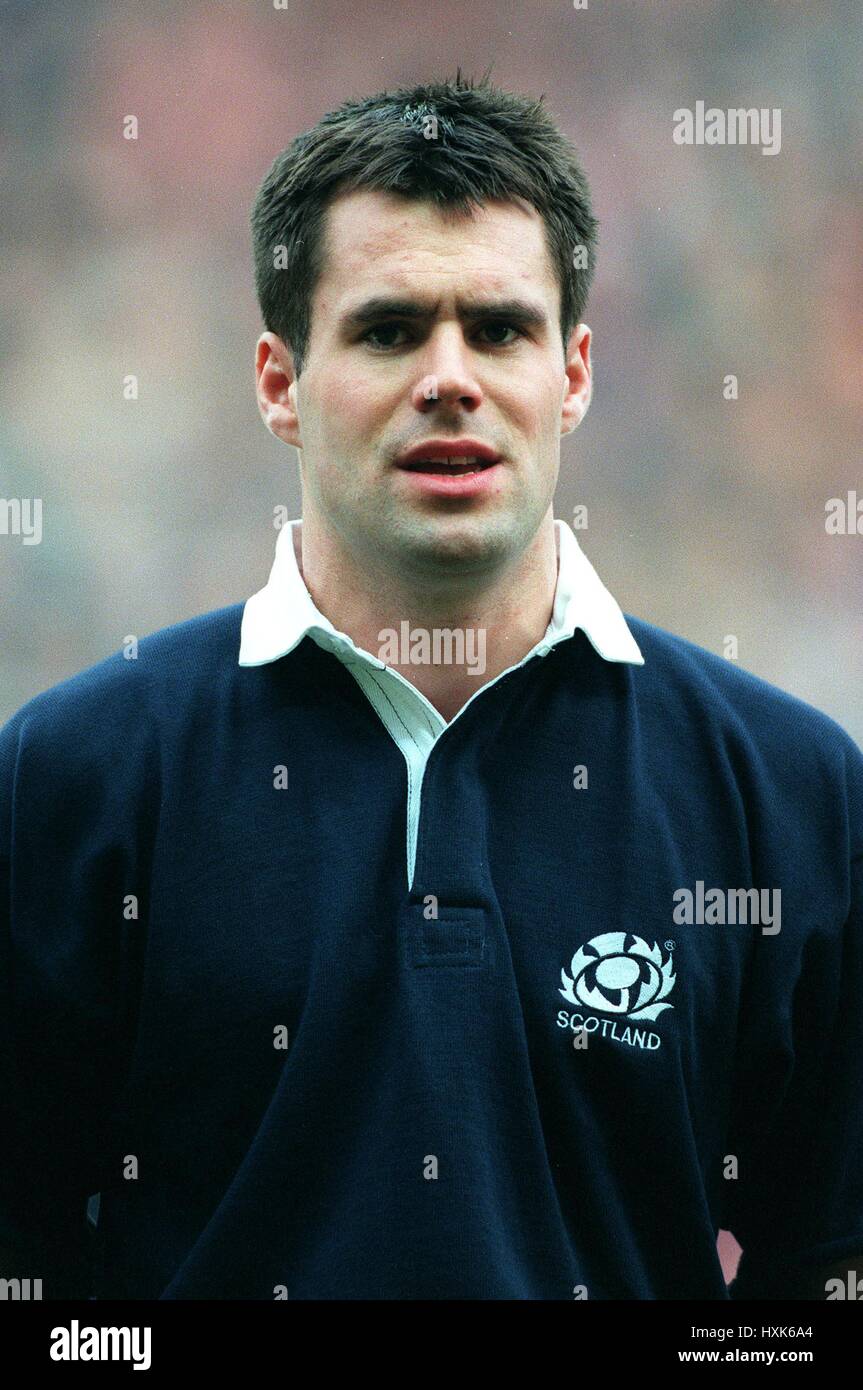 KENNY LOGAN SCOZIA & STIRLING COUNTY RU 03 Febbraio 1997 Foto Stock