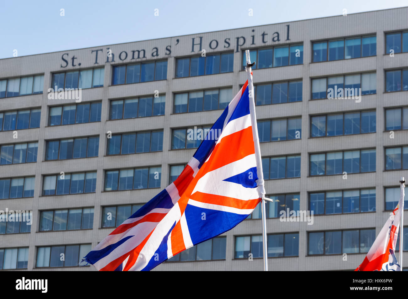 St Thomas Hospital, Londra Inghilterra Regno Unito Foto Stock