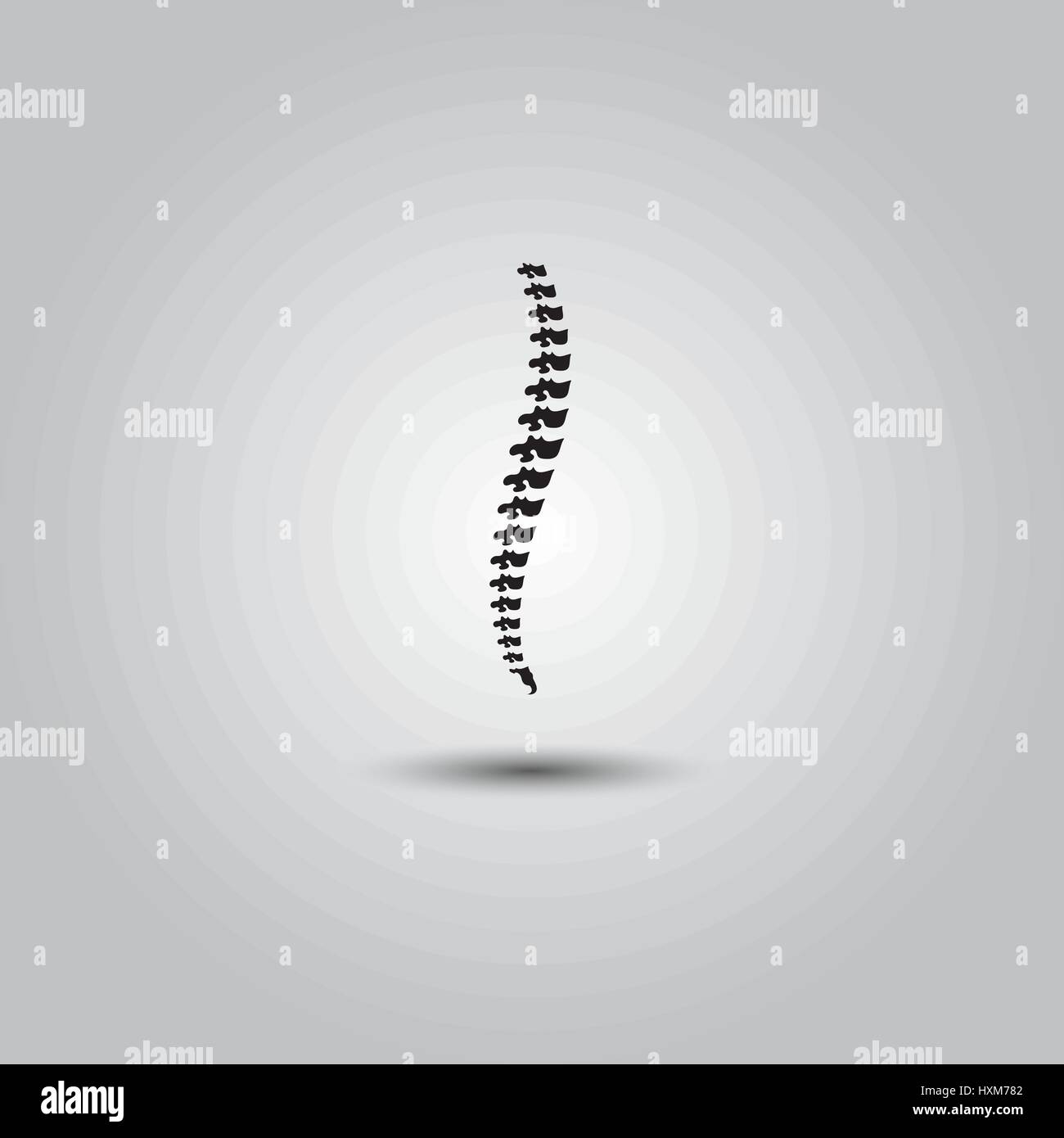 Spine center logo vector immagini e fotografie stock ad alta