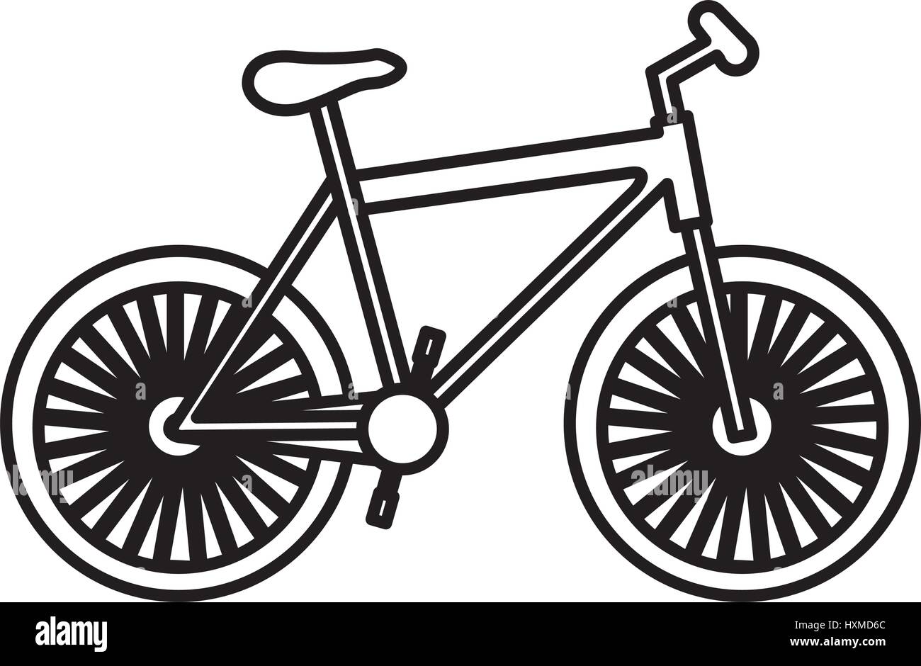 Figura il trasporto della bicicletta immagine Illustrazione Vettoriale