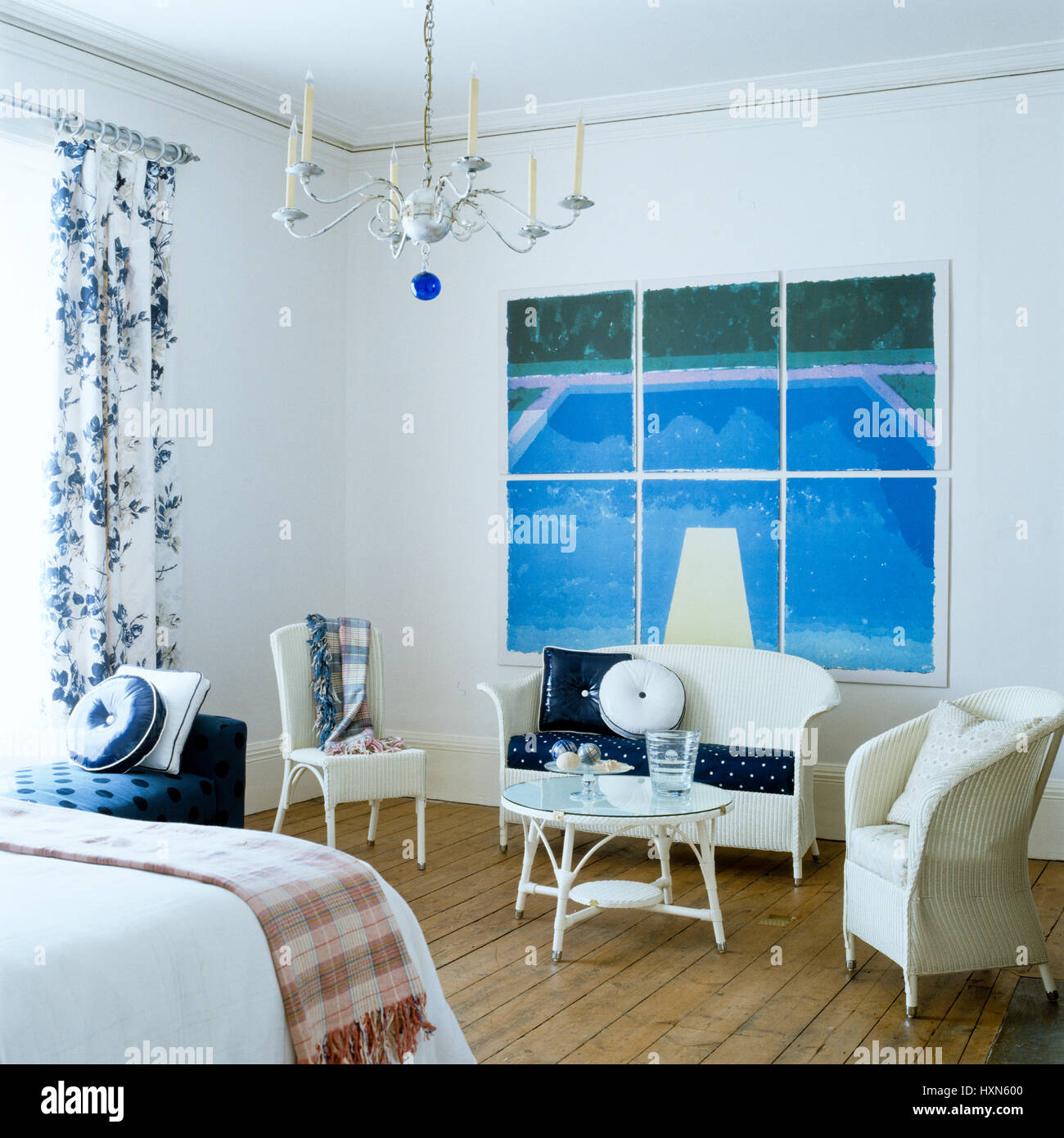 Camera da letto Costiera. Foto Stock