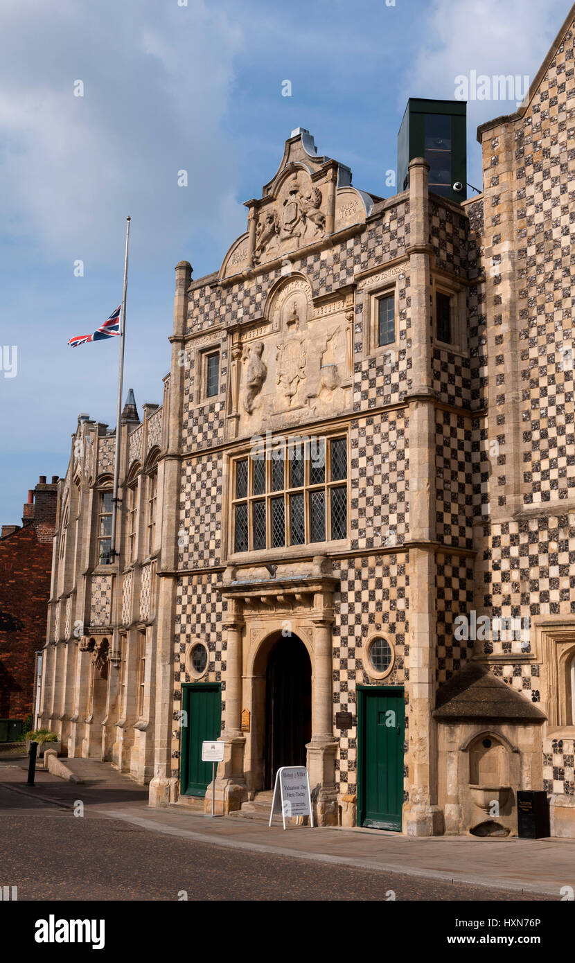 La Guildhall, King's Lynn, Norfolk, Inghilterra, Regno Unito Foto Stock