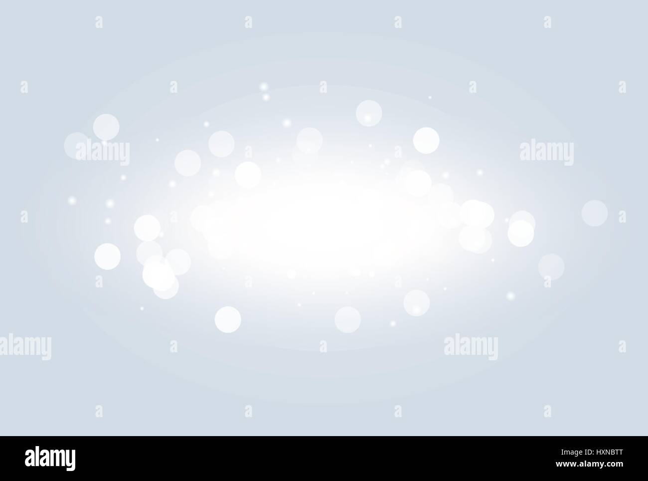 Abstract white bokeh effetto luce scintille di esplosione di un design moderno. Glow star burst sfocati di sfocatura. Brilla di luce sullo sfondo del vettore. Concetto di natale. Illustrazione Vettoriale