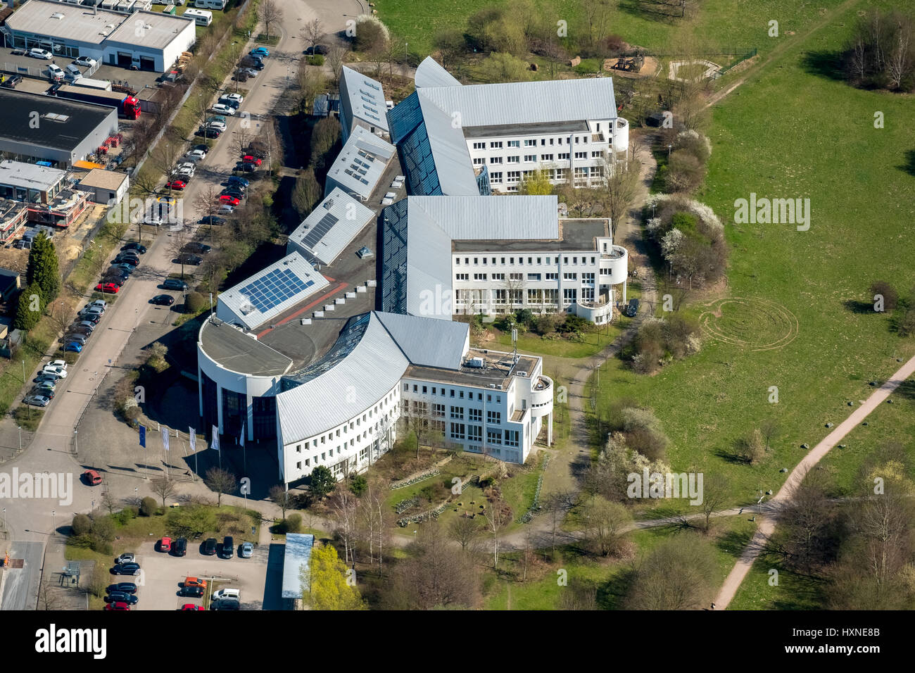Università di Witten / Herdecke; Università Witten-Herdecke, campus della università privata Witten, lo sviluppo e la società per la promozione di Witten mbH, Wi Foto Stock