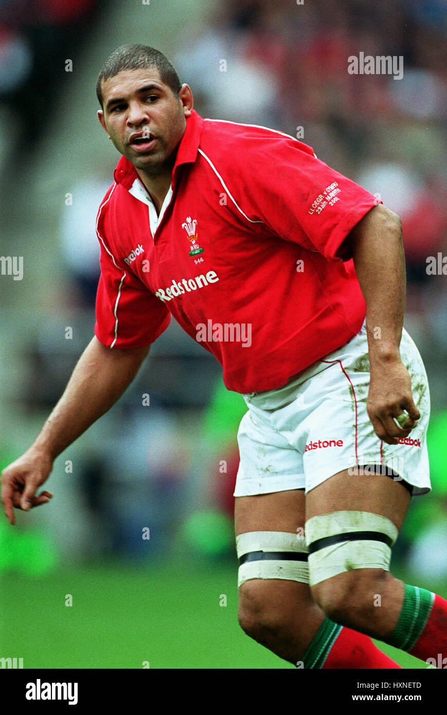 COLIN CHARVIS GALLES & SWANSEA RU TWICKENHAM Londra Inghilterra 23 Marzo 2002 Foto Stock