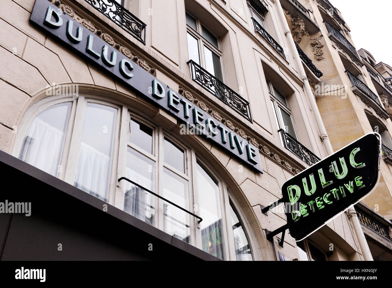Duluc detective privati agenzia, Parigi, Francia Foto Stock