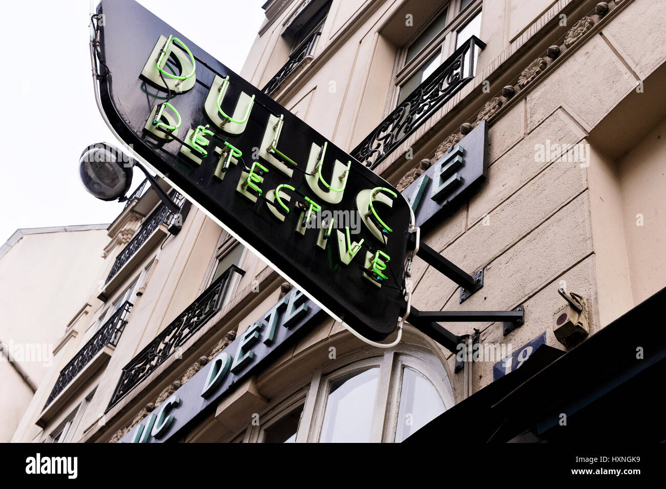 Duluc detective privati agenzia, Parigi, Francia Foto Stock