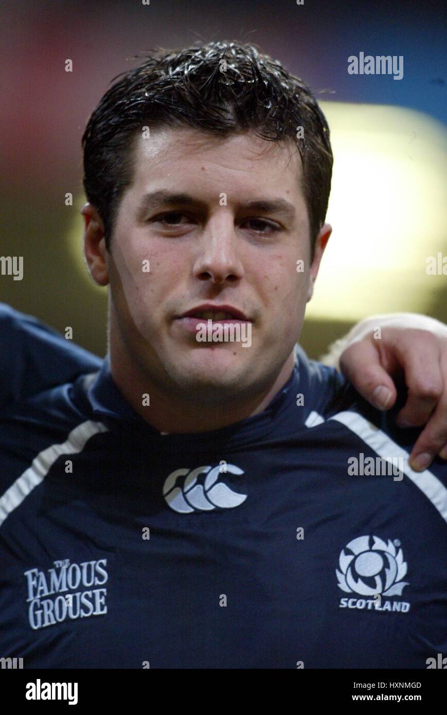 HUGO SOUTHWELL SCOZIA & EDINBURGH Millenium Stadium Cardiff Galles 12 Febbraio 2006 Foto Stock