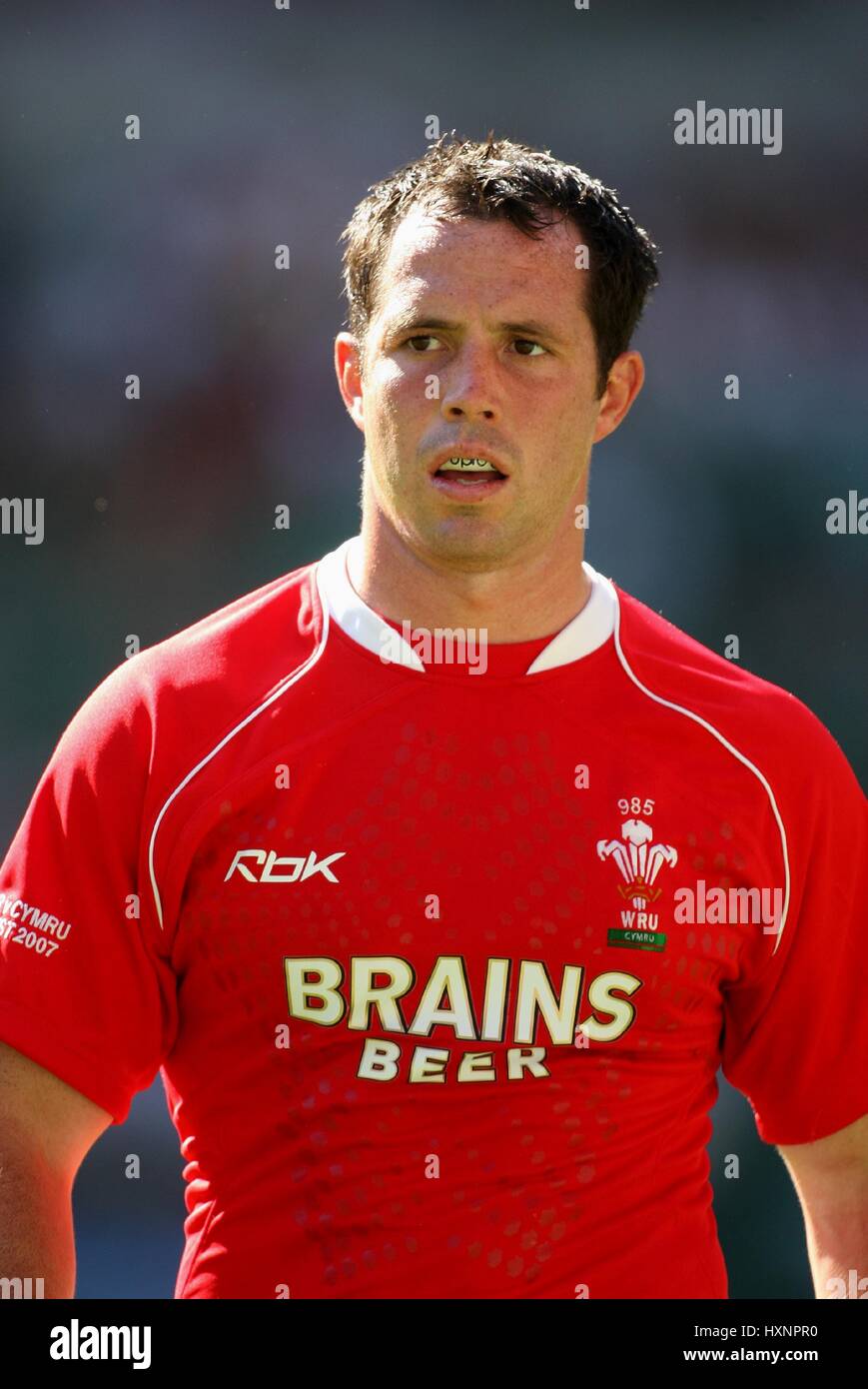 GARETH COOPER GALLES & GLOUCESTER RU TWICKENHAM Londra Inghilterra 04 Agosto 2007 Foto Stock