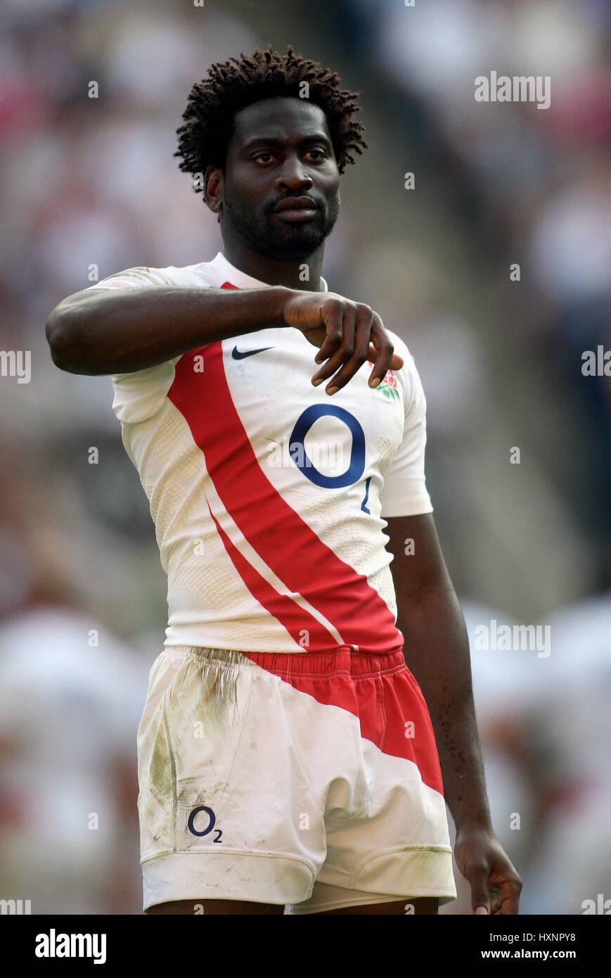 PAUL SACKEY INGHILTERRA & London Wasps TWICKENHAM Londra Inghilterra 11 Agosto 2007 Foto Stock