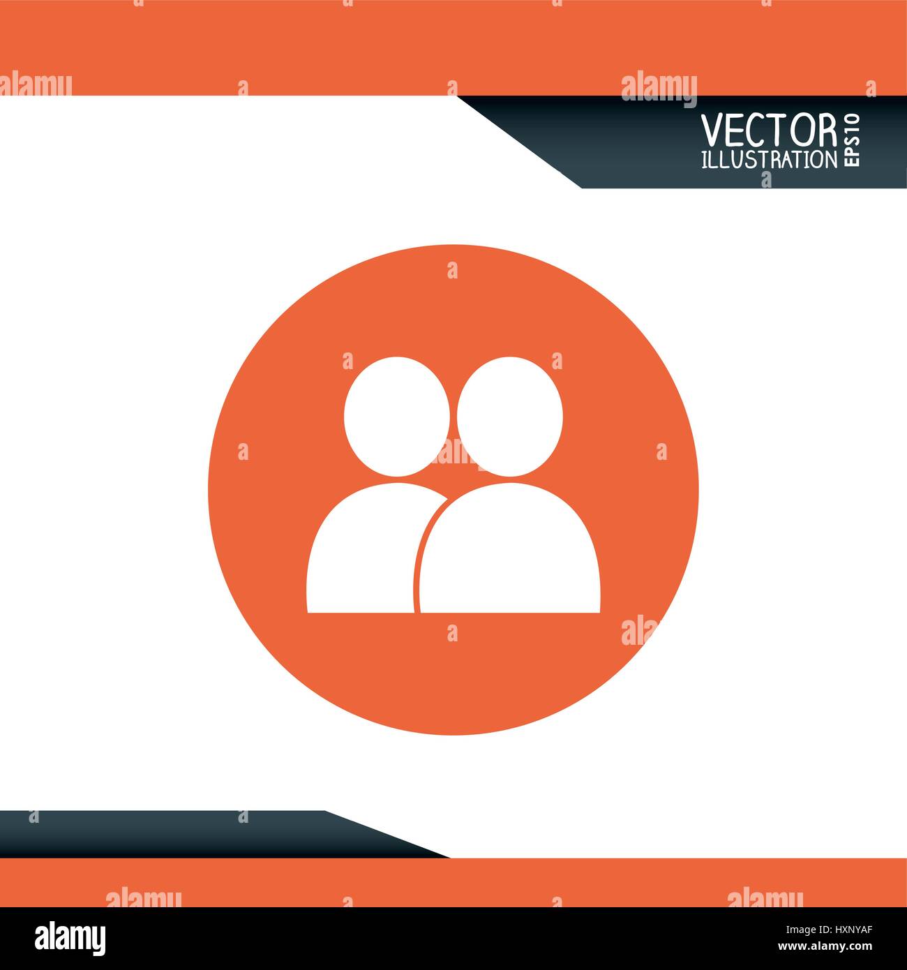 Persone design icona Illustrazione Vettoriale